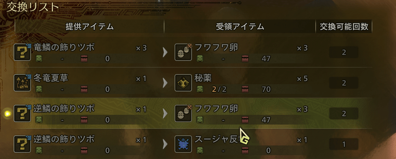 追加食材・仕上げ食材