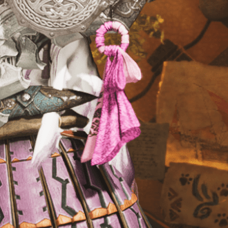 希望のスカーフ・桃