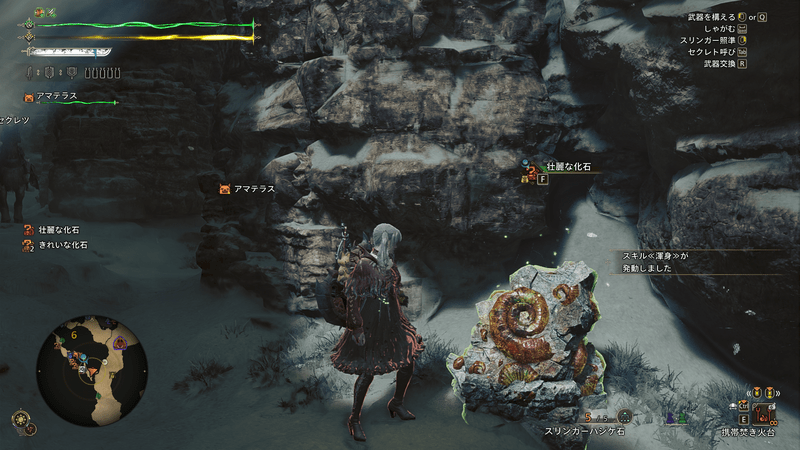 フィールドで入手