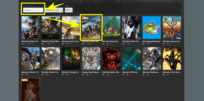 モンハンワイルズを探す