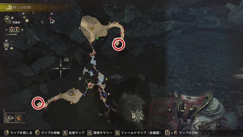 下層地下側の入り口