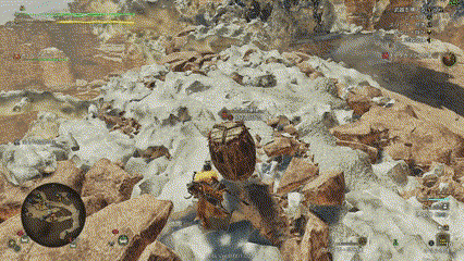 蒼雷晶の崩れ床