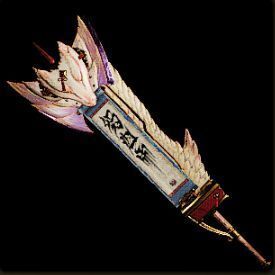 狐剣斧ワカレヲサソフの外見