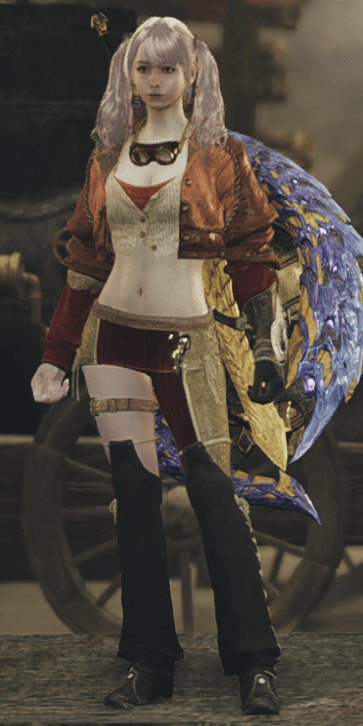 女性の装備画像