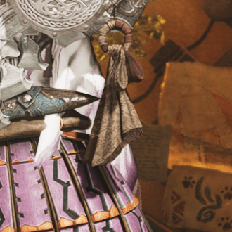 希望のスカーフ・茶