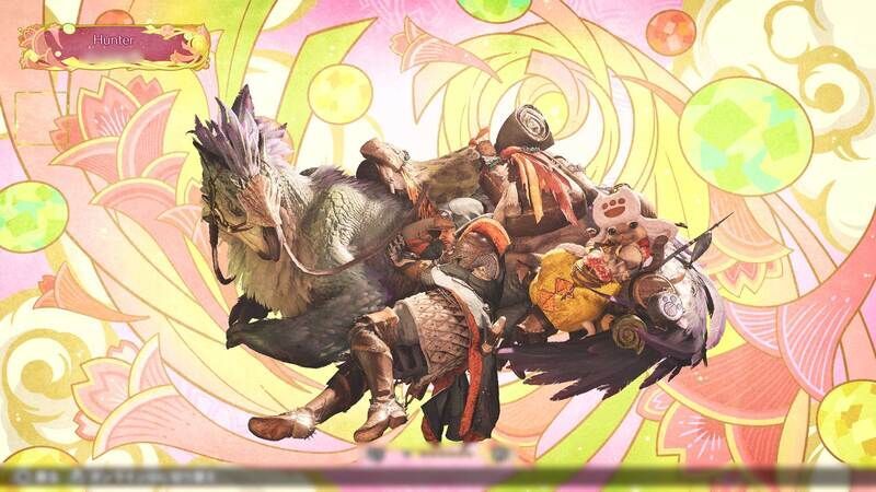 ハンタープロフィール用背景