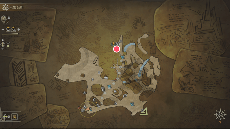 大集会所のマップ