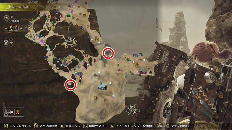 下層地上側の入り口