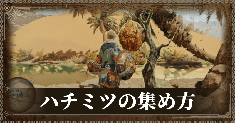 ハチミツの集め方