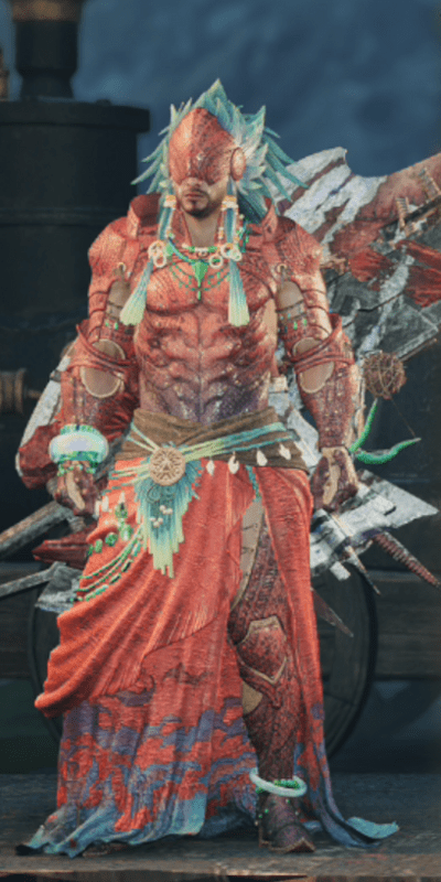 男性の装備画像