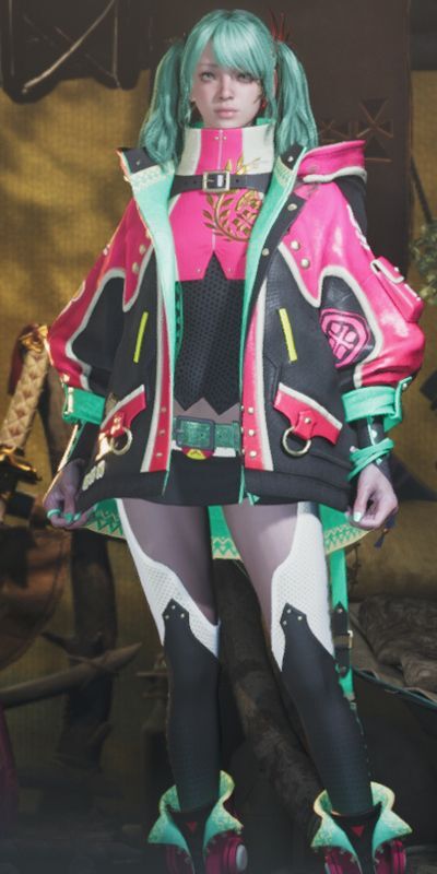 リ・ア@モンハン重ね着さん作コーデ