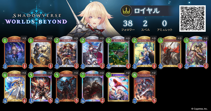 カゲミツロイヤル（インフィニティエボルヴ）のレシピ