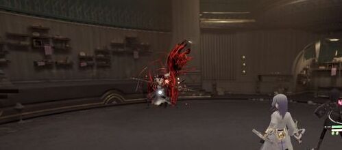 強力な攻撃待機モーション