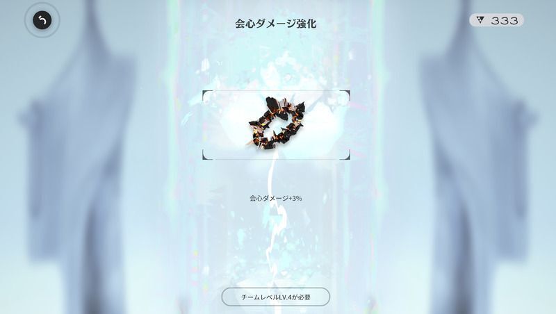 チームレベルが条件