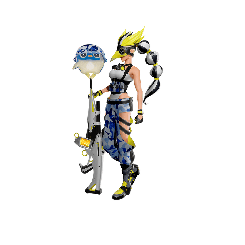 グウィンの3Dモデル