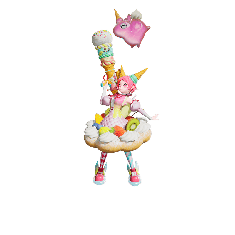 メルティの3Dモデル