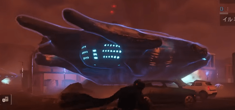 敵戦艦のシールド