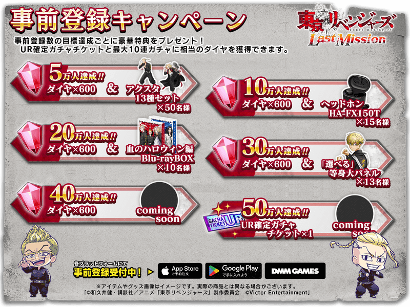 ラスリベの事前登録キャンペーン