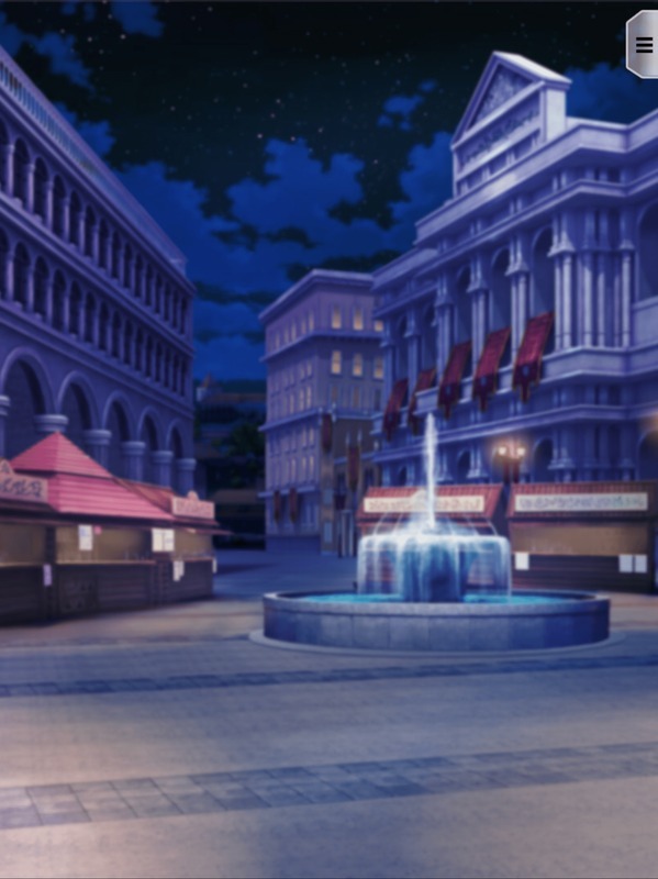 カルディリアの広場・夜