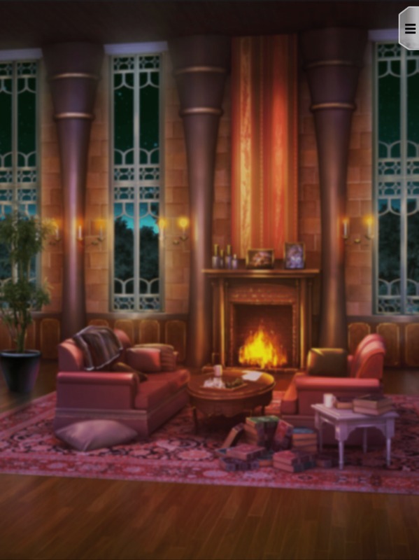 ルーベル寮の談話室・夜