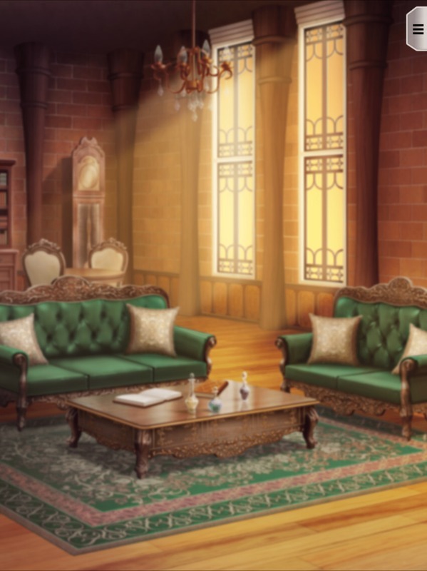 ジェイド寮の談話室・夕方