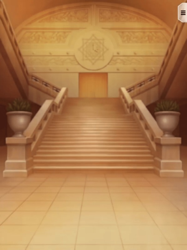 校舎入り口・夕方