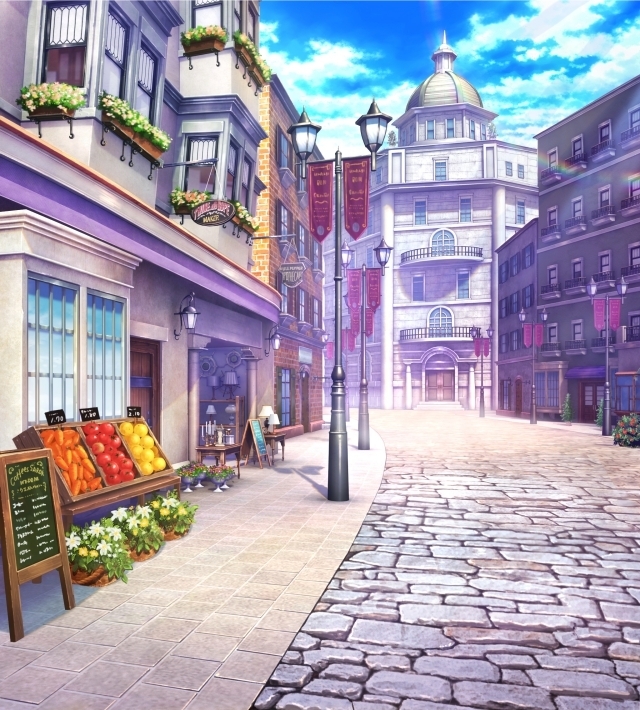 カルディリアの城下町・昼