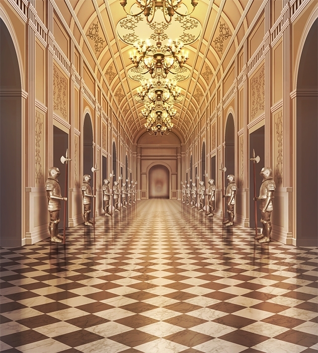 ローゼンフェスト城内・夜