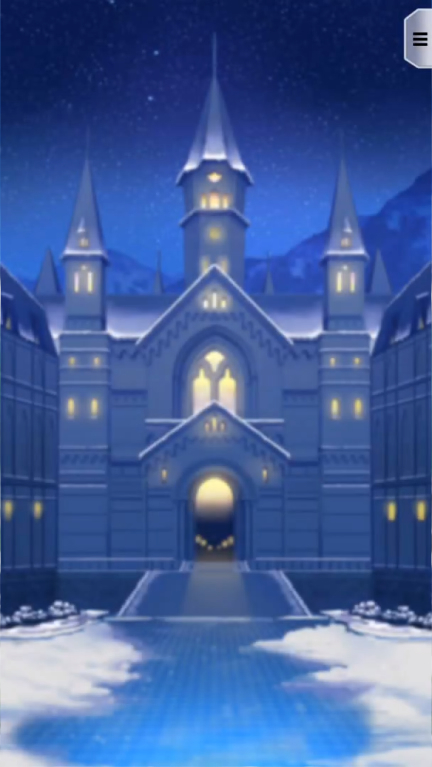 ローゼンフェスト城前・冬