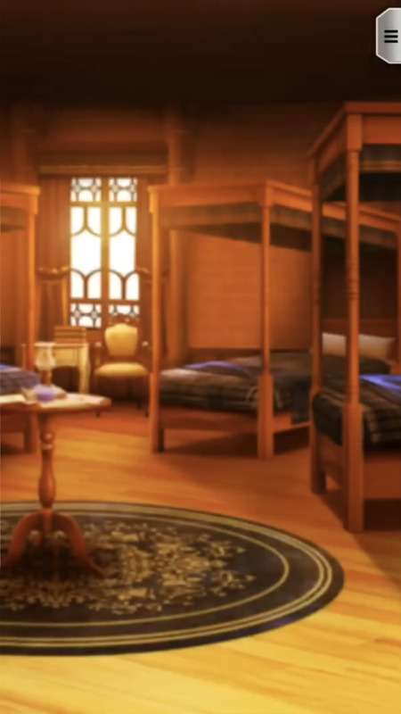 ラピス寮の寝室・夕方