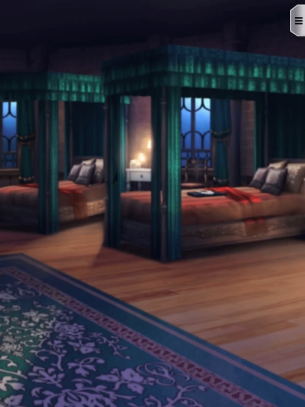 ジェイド寮の寝室・夜