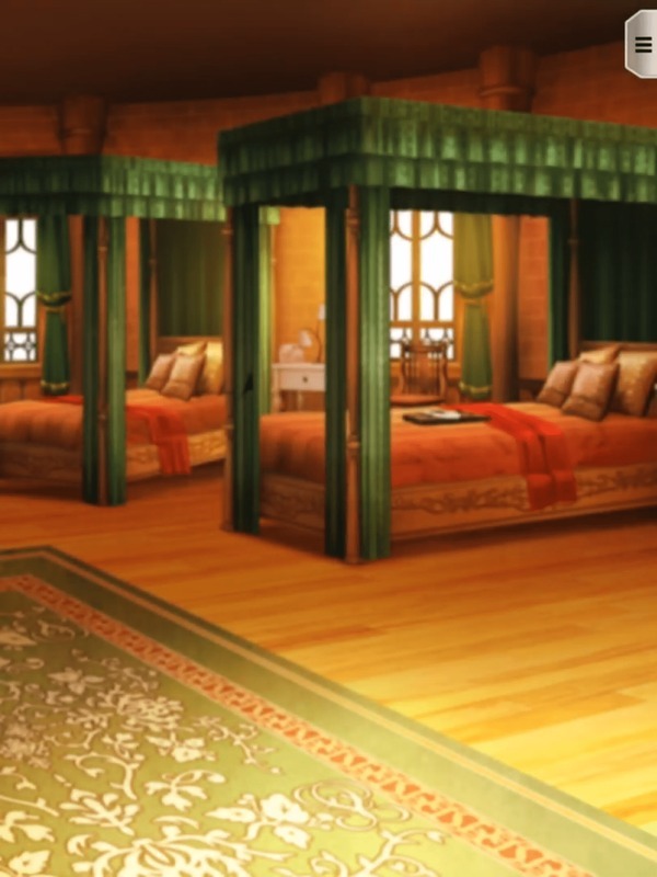 ジェイド寮の寝室・夕方