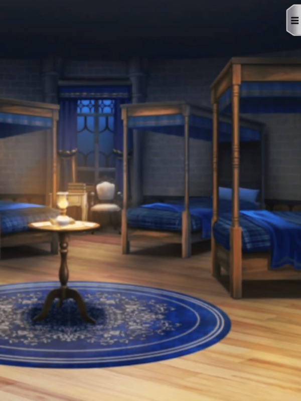 ラピス寮の寝室・夜