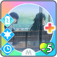 *雨宿りのバス停