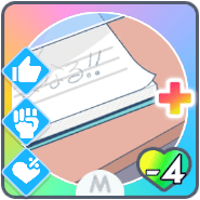 *ノートの端の決意