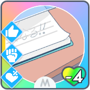 *ノートの端の決意