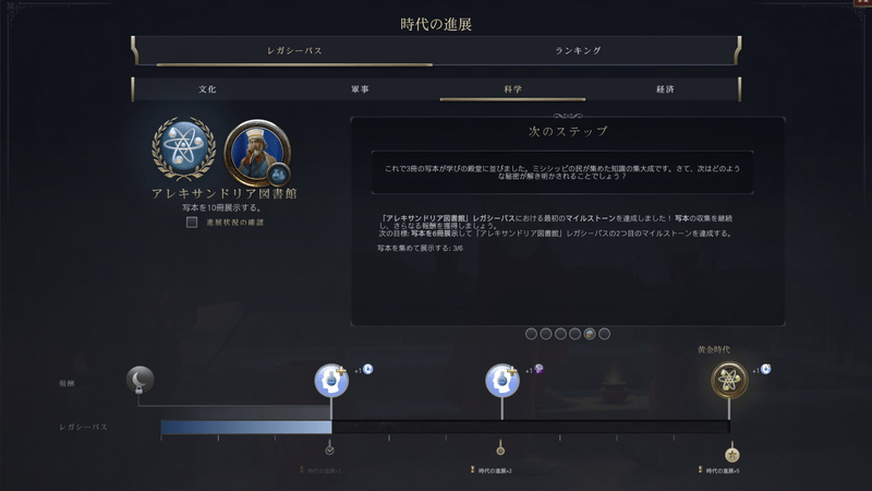 科学レガシーパスの写本
