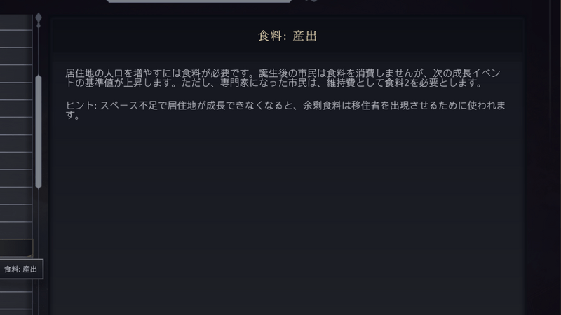 十分な食料