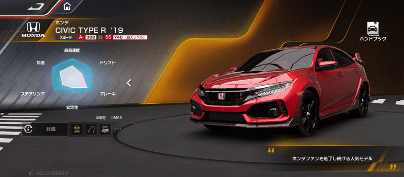CIVIC TYPE R  ’19