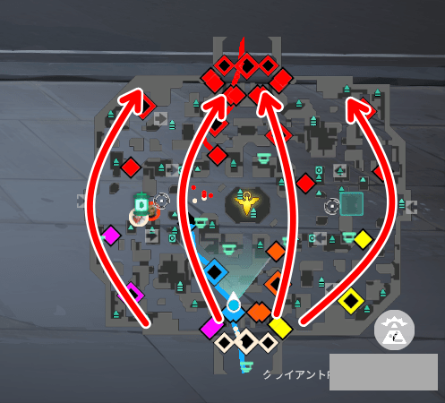 デッドロックのマップ