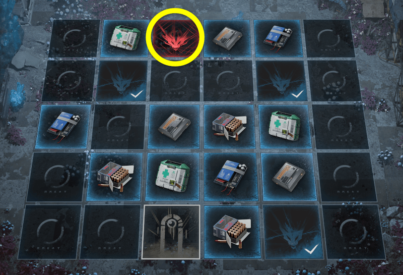 No.4危険域ハードのボス位置