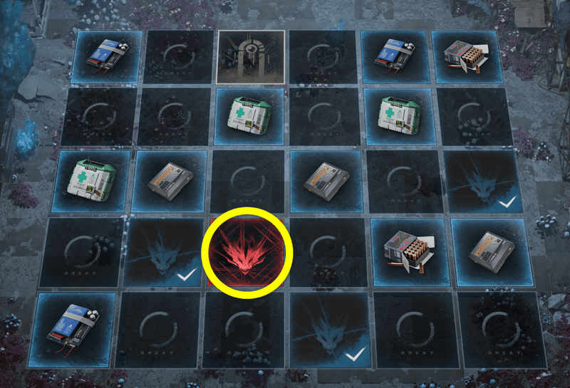 No.1危険域ハードのボス位置