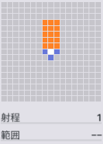 冷静射撃の範囲