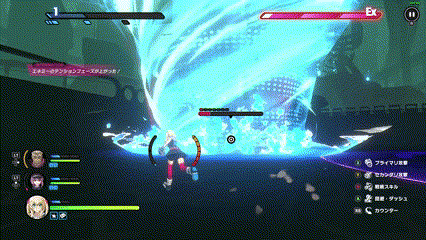 サメズの戦闘画面