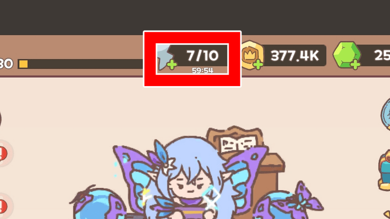 シルバースタミナ回復時間