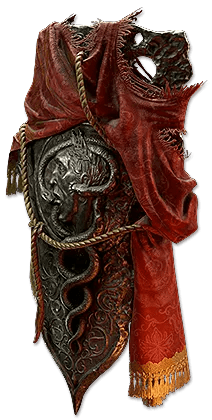 レッドブレードの紋章旗 紋章のタワーシールド