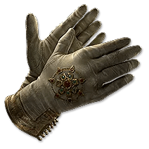 レオポルドの拍手 刺繍入りの手袋