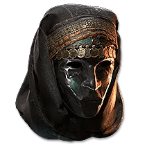 リアー・キャスト フード付きの仮面