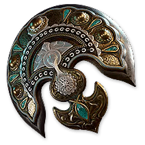 カルジャイラの弧華美なバックラー