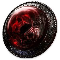 血の関門鉄のバックラー